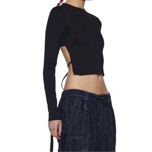 NWT Edikted Pixy Open Back Top